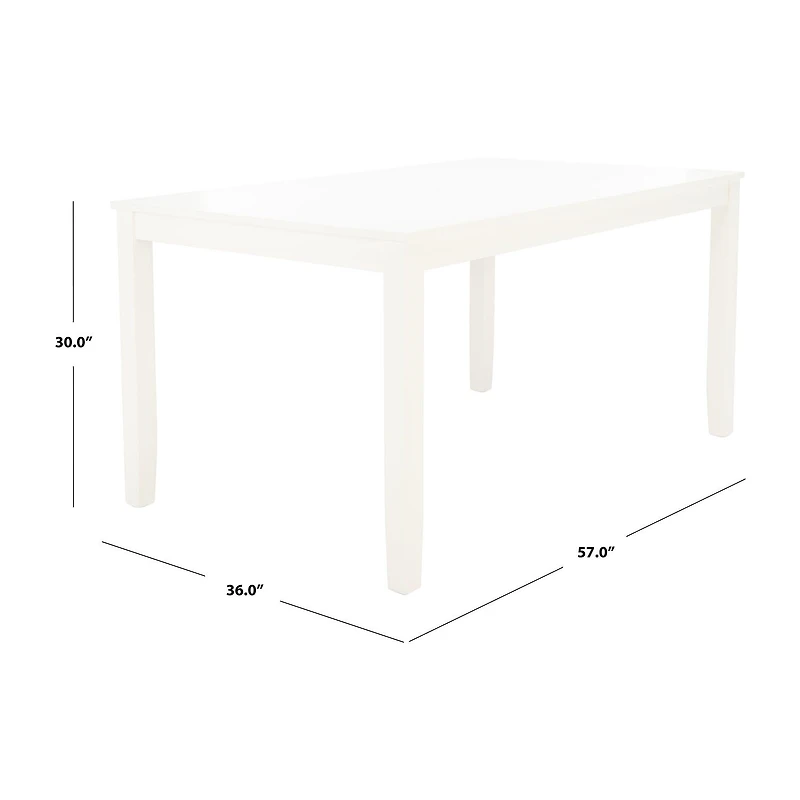 Safavieh Silio Collection Rectangular Wood-Top Dining Table