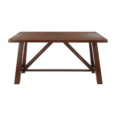 Safavieh Ainslee Collection Rectangular Wood-Top Dining Table