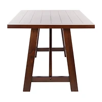 Safavieh Ainslee Collection Rectangular Wood-Top Dining Table