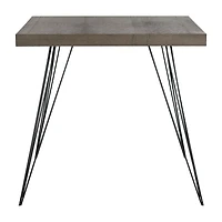 Safavieh Wolcott Collection Square Wood-Top Dining Table