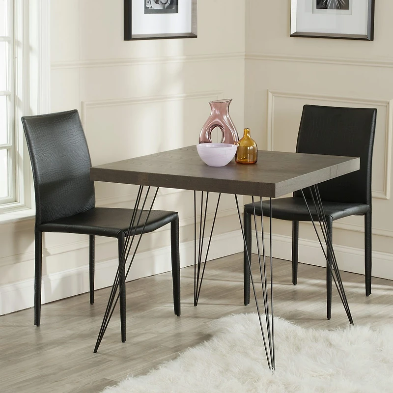 Safavieh Wolcott Collection Square Wood-Top Dining Table