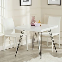 Safavieh Wolcott Collection Square Wood-Top Dining Table