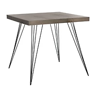 Safavieh Wolcott Collection Square Wood-Top Dining Table