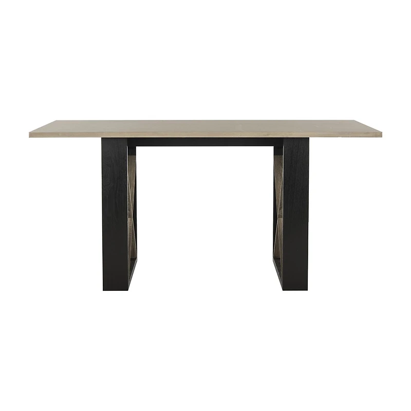 Safavieh Monty Dining Collection Rectangular Wood-Top Dining Table