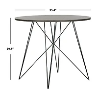 Safavieh Marino Collection Round Wood-Top Dining Table