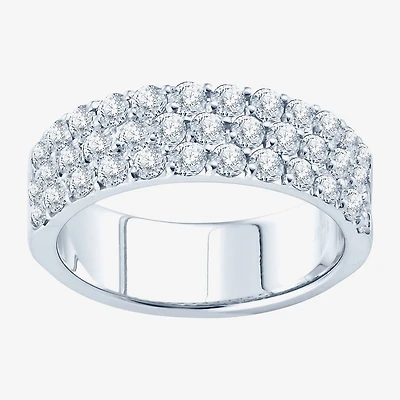 2 CT.T.W. Natural Diamond Three-Row Band