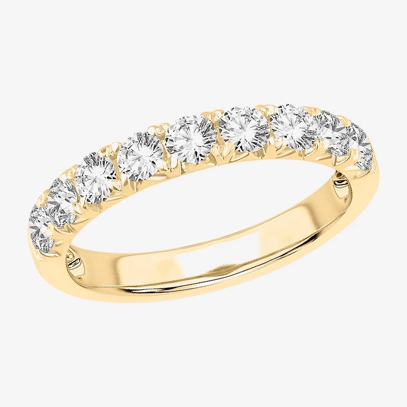 9-Stone (H-I / Si1-Si2) Womens 2 CT. T.W. Lab Grown White Diamond 14K Gold Wedding Band