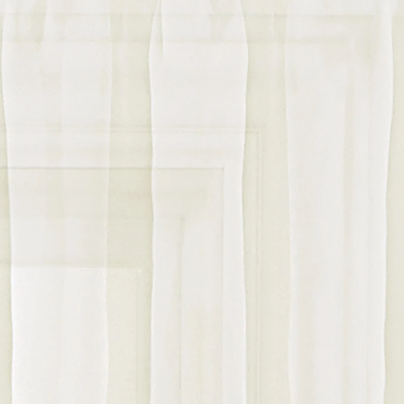 Regal Home Voile Solid Rod Pocket Ascot Valance