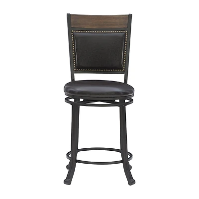 Linon Counter Height Swivel Bar Stool