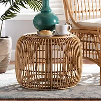 Maverick Rattan End Table