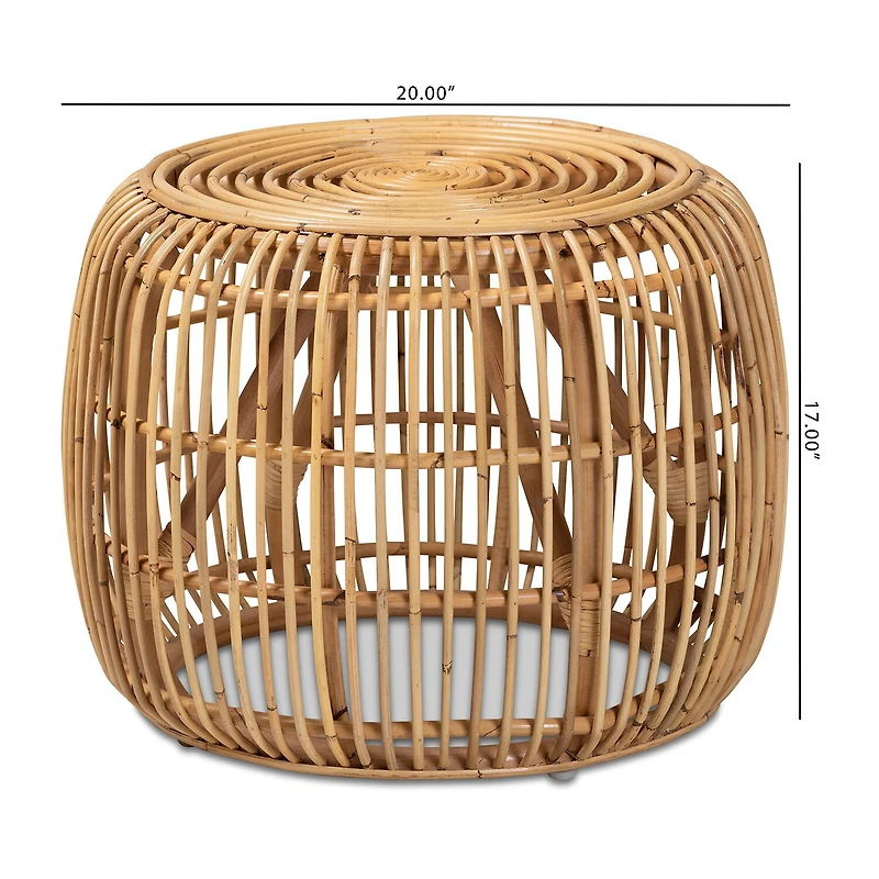 Maverick Rattan End Table