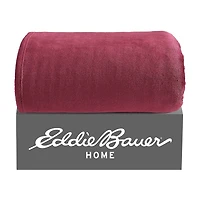 Eddie Bauer Ultra Lux Plush Reversible Lightweight Throw