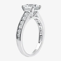 (G-H / Si2-I1) Womens 2 1/2 CT. T.W. Lab Grown White Diamond 10K Gold Side Stone Bridal Set