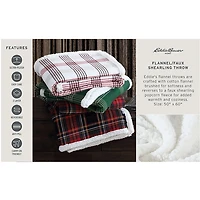 Eddie Bauer Mountain Pine Tartan Washable Lightweight Throw