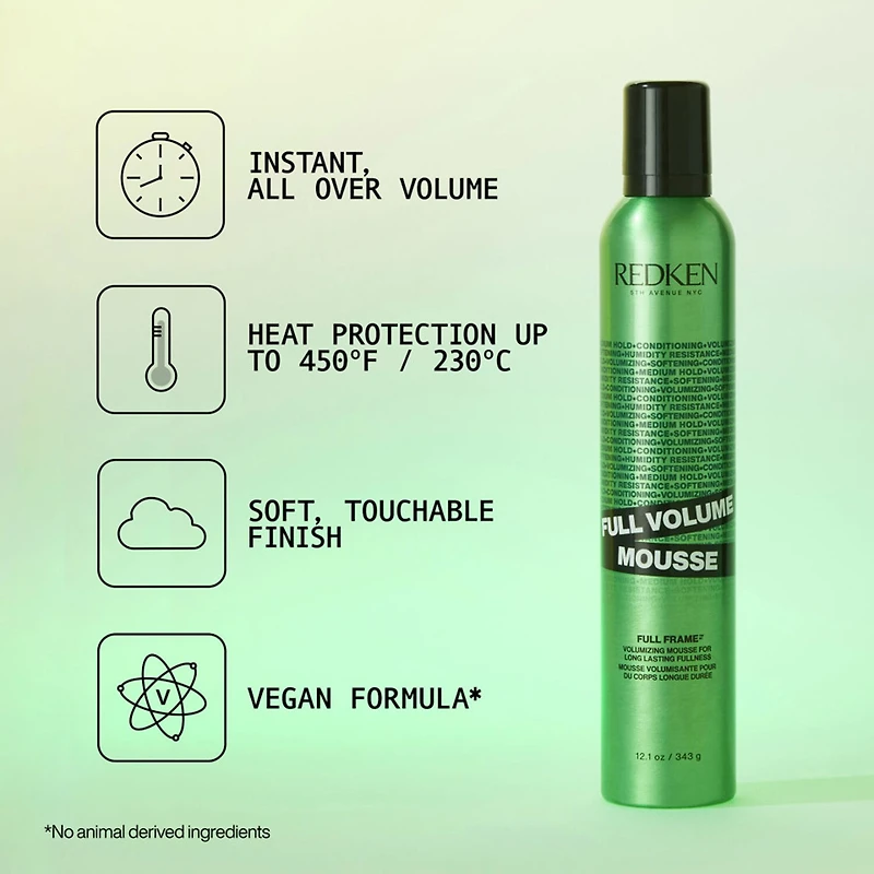 Redken Styling Full Volume Hair Mousse 12.1 oz.
