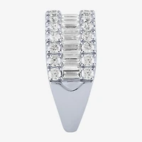 (H-I / Si2) Womens 2 CT. T.W. Lab Grown White Diamond 10K Gold Anniversary Engagement Ring