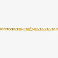 Made in Italy Unisex Adult 10K Gold 22 Inch Curb Chain Necklace