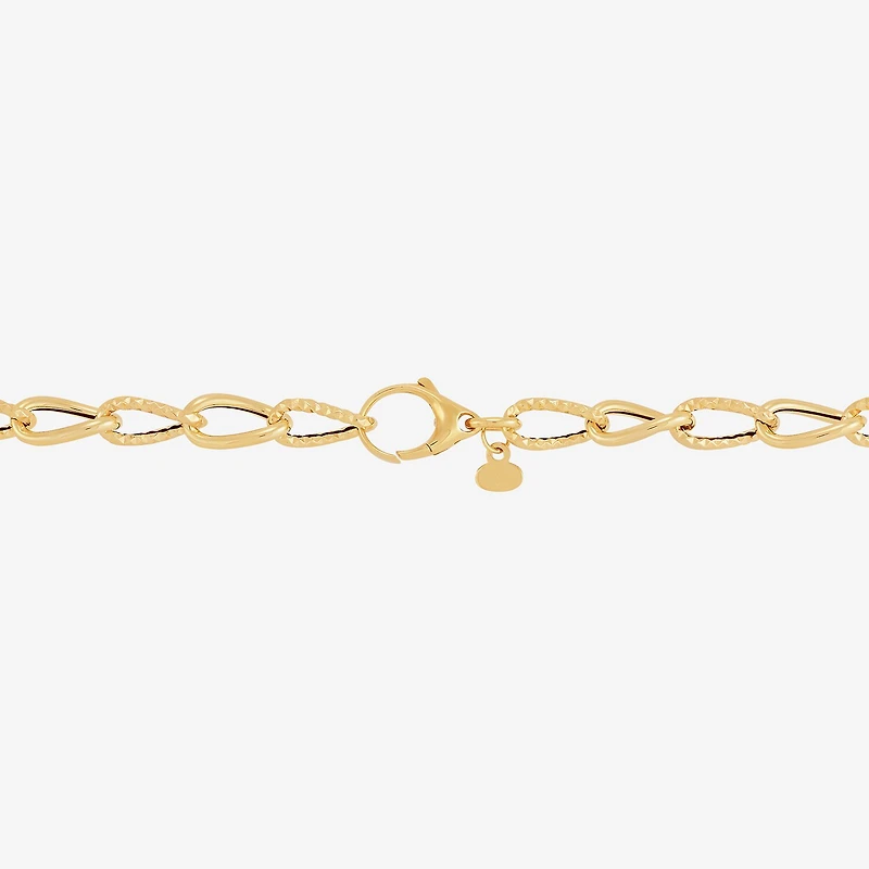 Mia Oro Unisex Adult 14K Gold 22 Inch Link Necklace