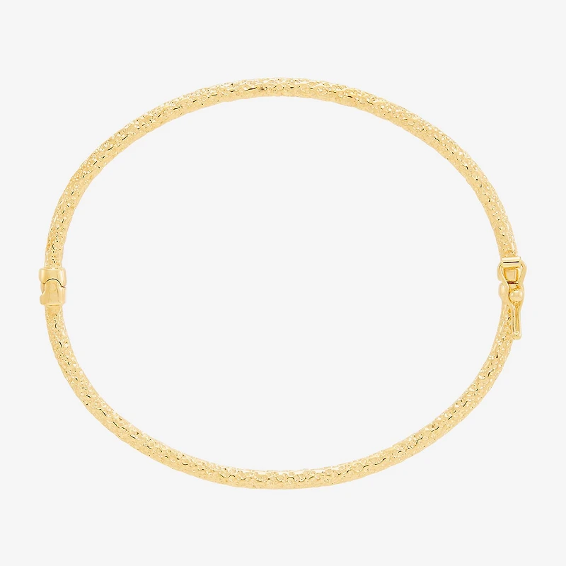 Mia Oro Womens 14K Gold Bangle Bracelet