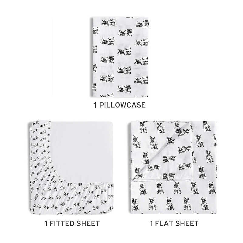 Beatrice Home Fashions Whimsical Print Sheet Set
