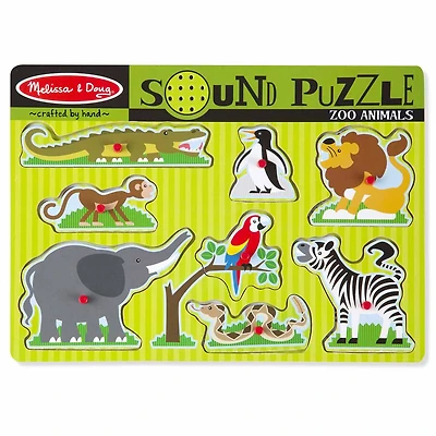 Melissa & Doug Zoo Animals Sound Puzzle