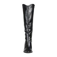 Journee Collection Womens Daria Stacked Heel Riding Boots