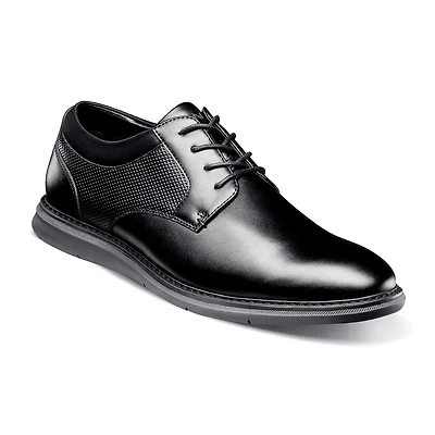 Nunn Bush Chase Plain Toe Mens Round Closed Oxford Shoes Wide Width
