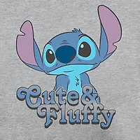 Mens Crew Neck Long Sleeve Lilo & Stitch Sweatshirt
