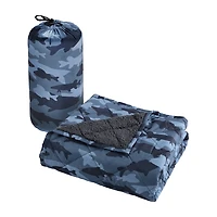 Coleman Indoor Outdoor Reversible Water Resistant Sherpa Midweight Throw