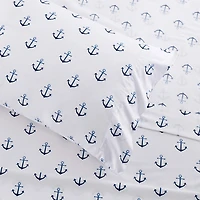 Sweet Home Collection™ Ship Anchor Microfiber Wrinkle Resistant Kids Sheet Set