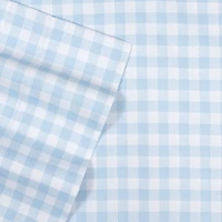 Sweet Home Collection™ Gingham Microfiber Wrinkle Resistant Kids Sheet Set