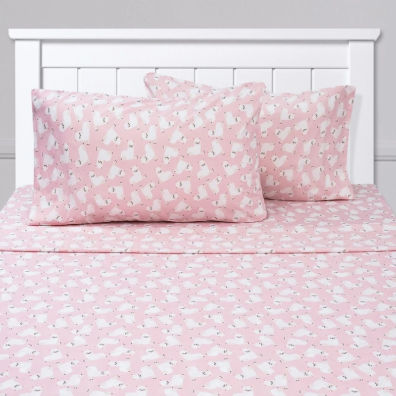 Sweet Home Collection™ Llamas Microfiber Wrinkle Resistant Kids Sheet Set