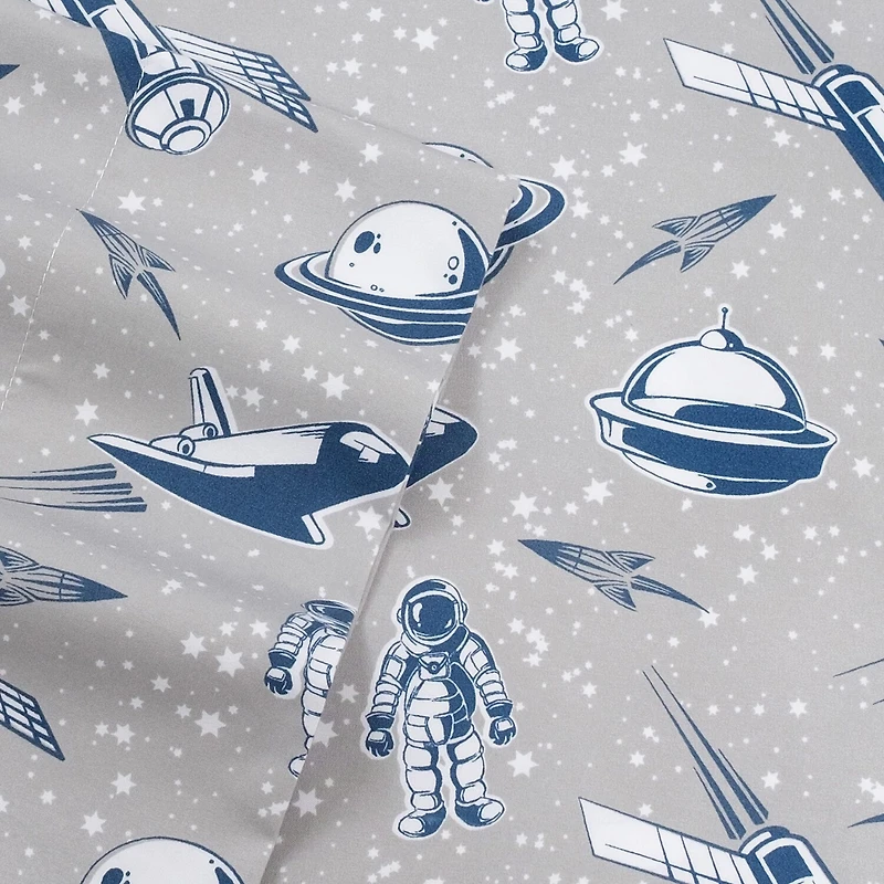 Sweet Home Collection™ Space Microfiber Wrinkle Resistant Kids Sheet Set