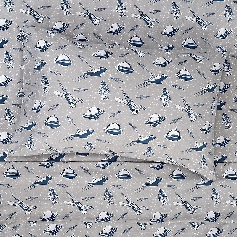 Sweet Home Collection™ Space Microfiber Wrinkle Resistant Kids Sheet Set