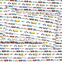 Sweet Home Collection™ Transportation Microfiber Wrinkle Resistant Kids Sheet Set