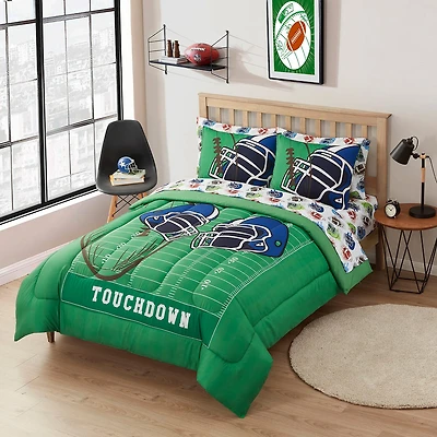 Sweet Home Collection™ Football Printed Kids Bedding Set Includes Sheet