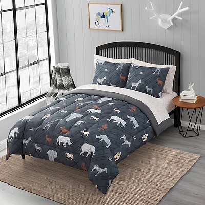 Sweet Home Collection™ Safari Jungle Kids Printed Kids Bedding Set Includes Sheet Set