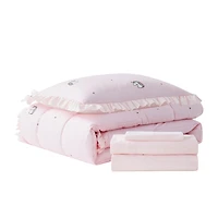 Sweet Home Collection Rainbow Unicorn Lightweight Down Alternative Comforter Set