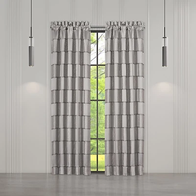 Queen Street Benton Rod Pocket Light-Filtering Set of 2 Curtain Panel