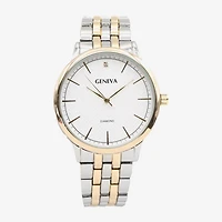 Geneva Mens Two Tone Bracelet Watch Mac8175jc