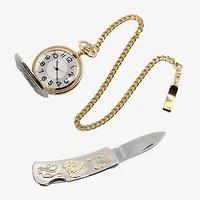 Mens Two Tone 3-pc. Watch Boxed Set Mac7152jc