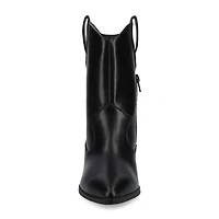 Journee Collection Womens Fritzie Block Heel Booties