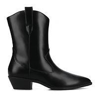 Journee Collection Womens Fritzie Block Heel Booties