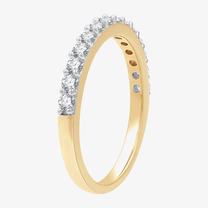 (H-I, I1) Womens 1 CT. T.W. Lab Grown White Diamond 14K Gold Over Silver Bridal Set