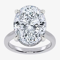 Signature By Modern Bride (G/Vs2-Si1) Womens 8 1/4 Ct. T.W. Lab Grown White Diamond 14K Gold Oval Solitaire Engagement Ring