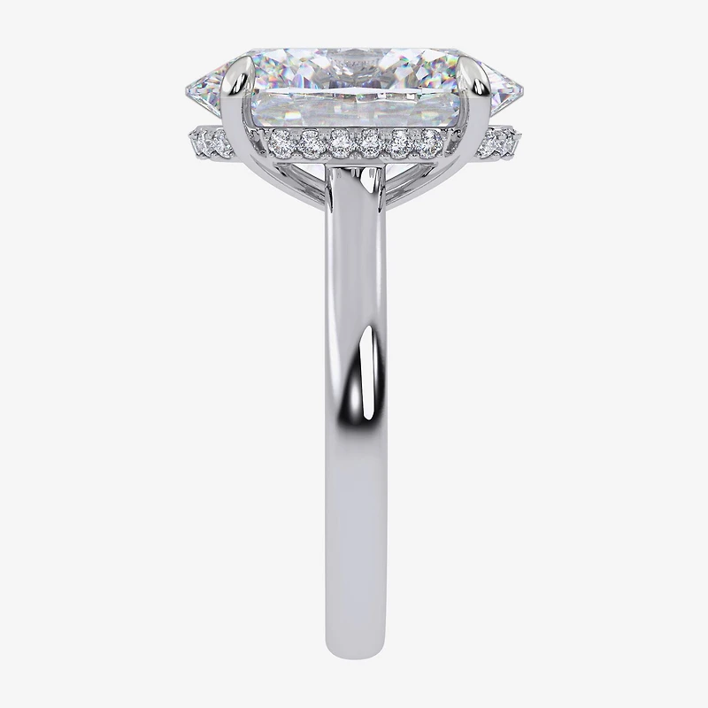 Signature By Modern Bride (G/Vs2-Si1) Womens 8 1/4 Ct. T.W. Lab Grown White Diamond 14K Gold Oval Solitaire Engagement Ring