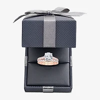 (H-I / SI1-SI2) Signature By Modern Bride Womens 2 1/2 CT. TW. Lab Grown White Diamond 14K Gold Round Bridal Set