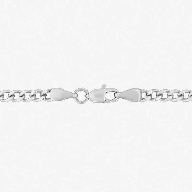 Mens Stainless Steel Rectangular Pendant