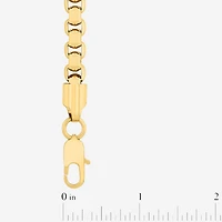 Mens Stainless Steel Solid 8 1/2 Inch Link Bracelet