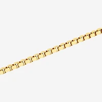 Mens Stainless Steel Solid 8 1/2 Inch Link Bracelet